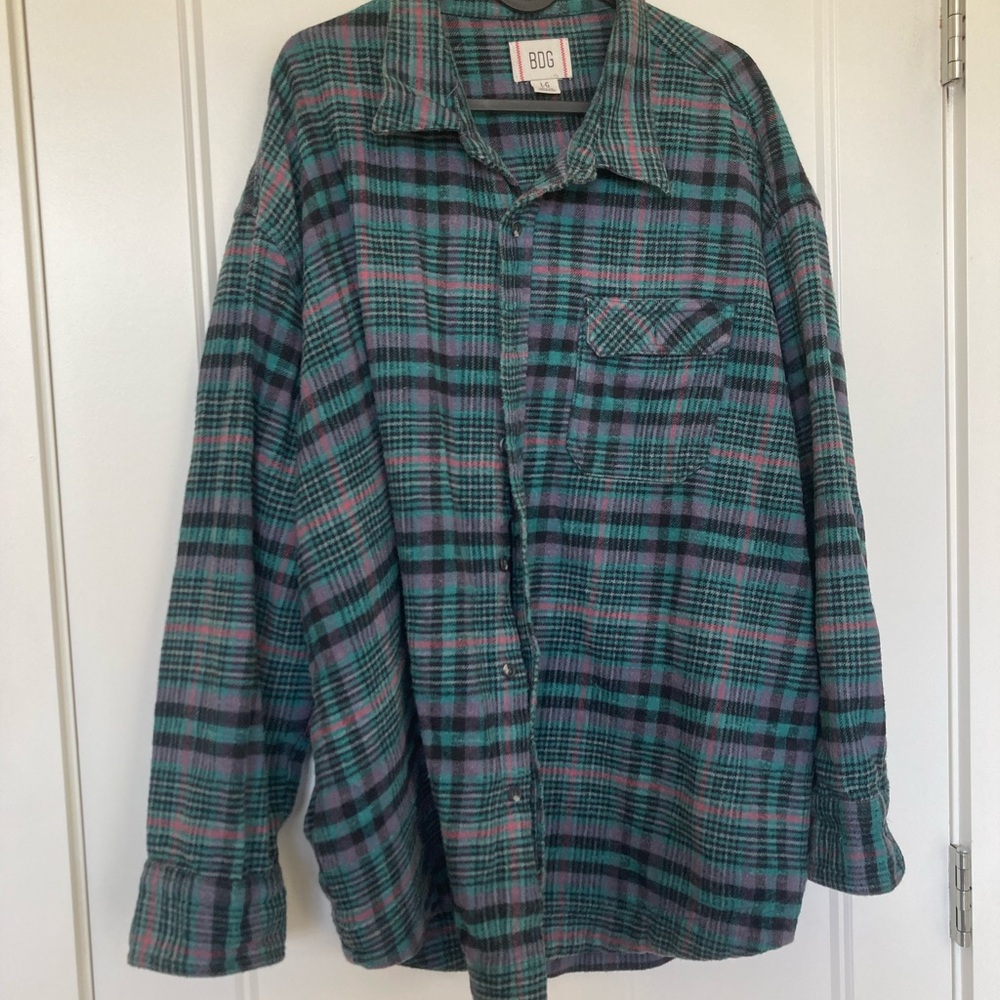 Urban Outfitters BDG Plaid Button-Down Shirt